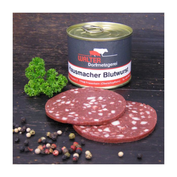 Chilli Blutwurst in der Dose