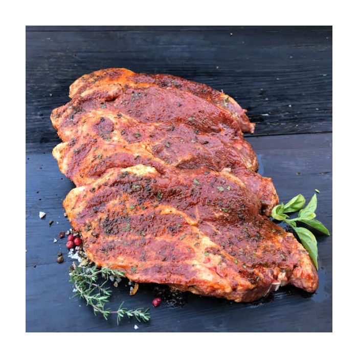 Nackensteaks vom Managlitza Wollschwein