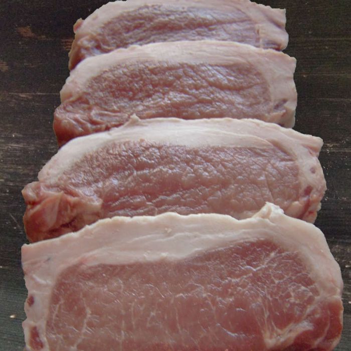 Mangalitza Rückensteaks, 4 Stk.