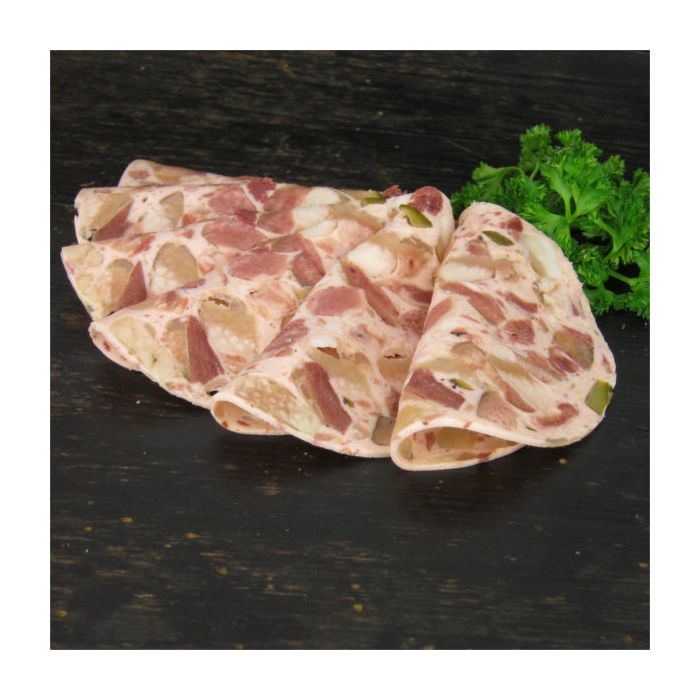 Preßkopf, geschnitten