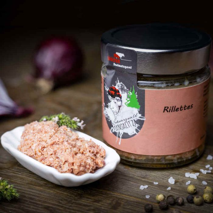 Rillettes vom Mangalica Schwein
