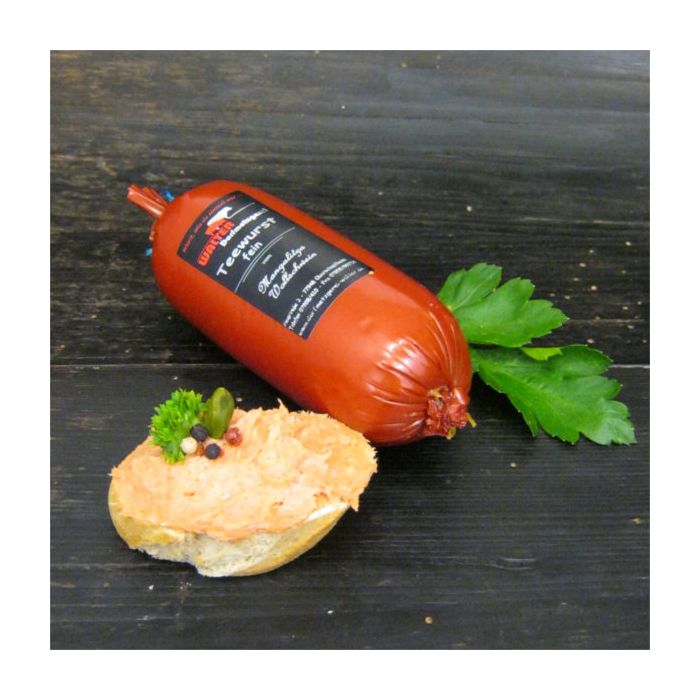 Feine Teewurst vom Mangalitza-Wollschwein