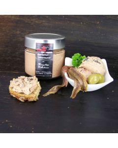 Sardellenleberwurst vom Mangalitza Wollschwein