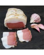 Rückenlachs mit Knoblauch